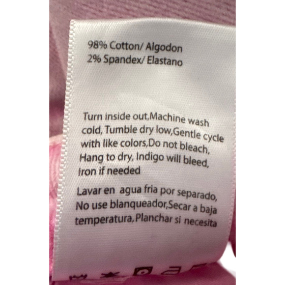 Women's Risen Pink Flare & Wide Leg Jeans Size 7 - Picture 3 of 9